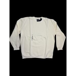 CSG Mens Cream Crewneck Long Sleeve Sweatshirt Size 3XL